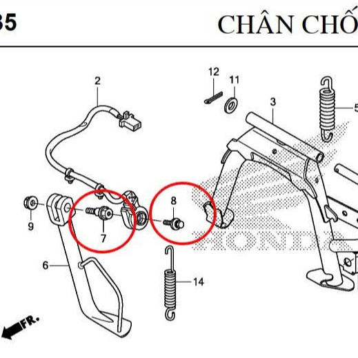 SIDE SLUTS AB / CLICK / VARIO / PCX / SH MODE / SH VIET - ZIN GOODS -90108KZL860 -90147KVY900