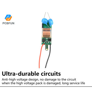 Pcbfun DC 3.3V-5V ถึง DC 15-30KV Arc โมดูลเครื่องกําเนิดไฟฟ้…