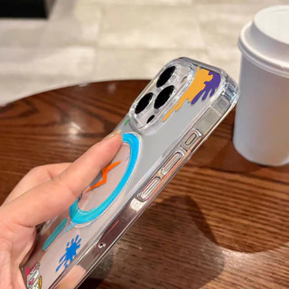 AK เคสชาร์จไร้สายสำหรับSamsung S26 Ultra A57 A37 A56 A36 A17 A16 A15 A55 A54 A06 A07 S25 Wireless Chargingรูปภาพสนูปปี้