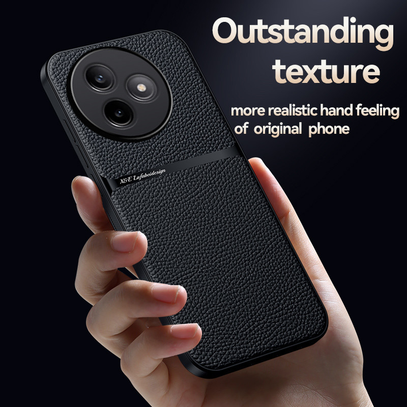สําหรับ Xiaomi Redmi K80 Ultra Case ELVEV หนัง PU + TPU Edge Ultra-thin Drop-proof ฝาครอบป้องกันกล้อ