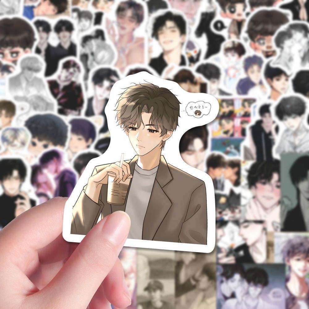 60 ชิ้น/ Revengedlove TXN Chicheng ZY Wusuowei Revenged Love สติ๊กเกอร์การ์ตูนที่วาดด้วยมือ