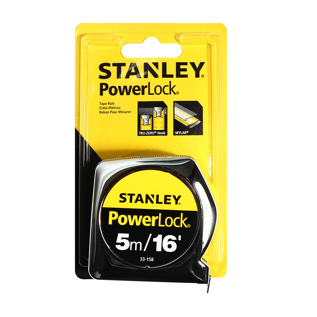 ตลับเมตร STANLEY รุ่น POWER LOCK ของแท้ ขนาด 3 เมตร 5 เมตร 8 เมตร ของแท้ 33-231 33-158 33-428 ราคา ถูกที่สุด ดีลบีเคเค แกลเลอรีภาพที่ 3