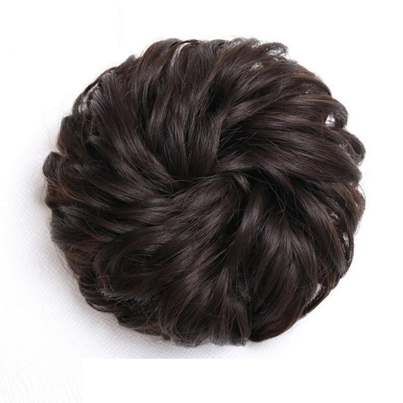 วิกผมแท้ผู้หญิง สไตล์เกาหลี ผมหยิกสวยพร้อมที่คาดผม ใช้งานได้หลากหลาย ดูเป็นธรรมชาติ ทรงผมมัดสูงน่ารัก - รูปที่ 6