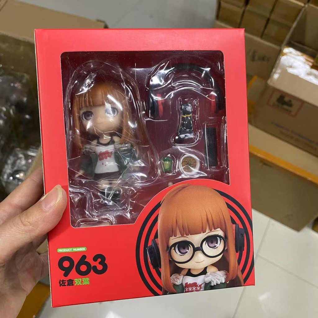 วิดีโอเกม Persona 5 Amamiya Ren Joker Nendoroid 963 Futaba Sakura PVC Figure