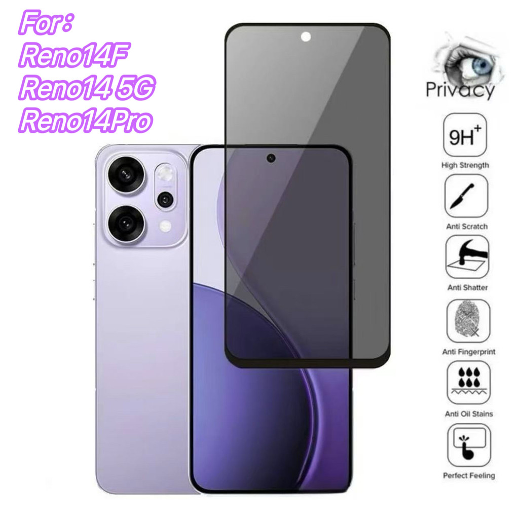 ฟิล์มกันมอง สำหรับ For OPPO Reno14F Reno14Pro Reno14 5G Reno13 5G Reno13F Reno12F ฟิล์มกันรอยกระจกนิ
