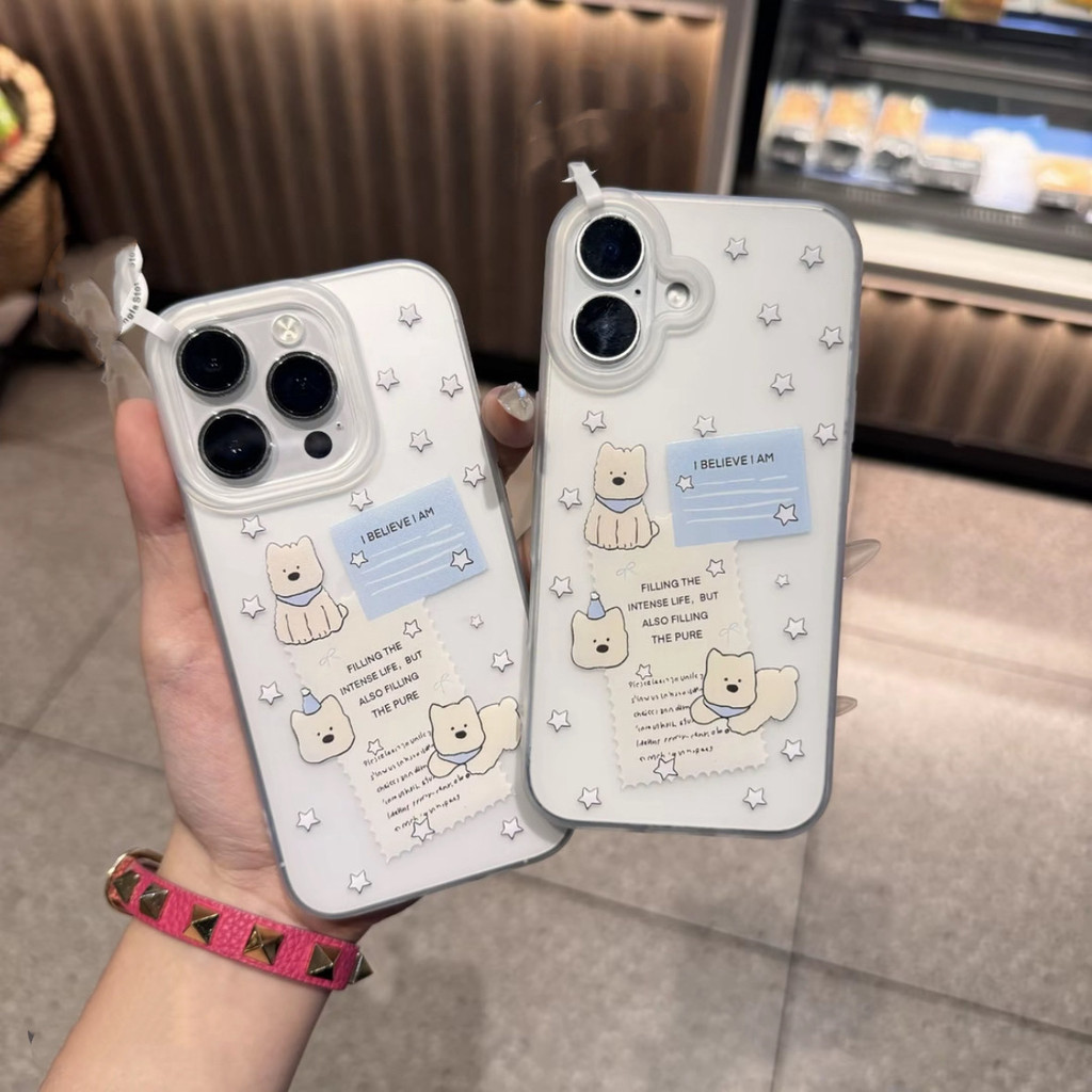 West High Puppy เหมาะสําหรับเคสโทรศัพท์ Apple 16 1514/13/12promax กันกระแทก xr/8p เคสโทรศัพท์ 11 มูลค่าสูง