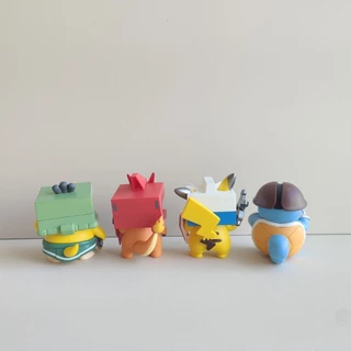 Pokémon Pokémonรูปตุ๊กตาตุ๊กตาตุ๊กตาสินค้าใหม่ 4 รูปแบบPoco Dameng Mecha Elements Fusion Mecha cos Pokemon Series Designอินเทรนด์เล่นกล่องปริศนา