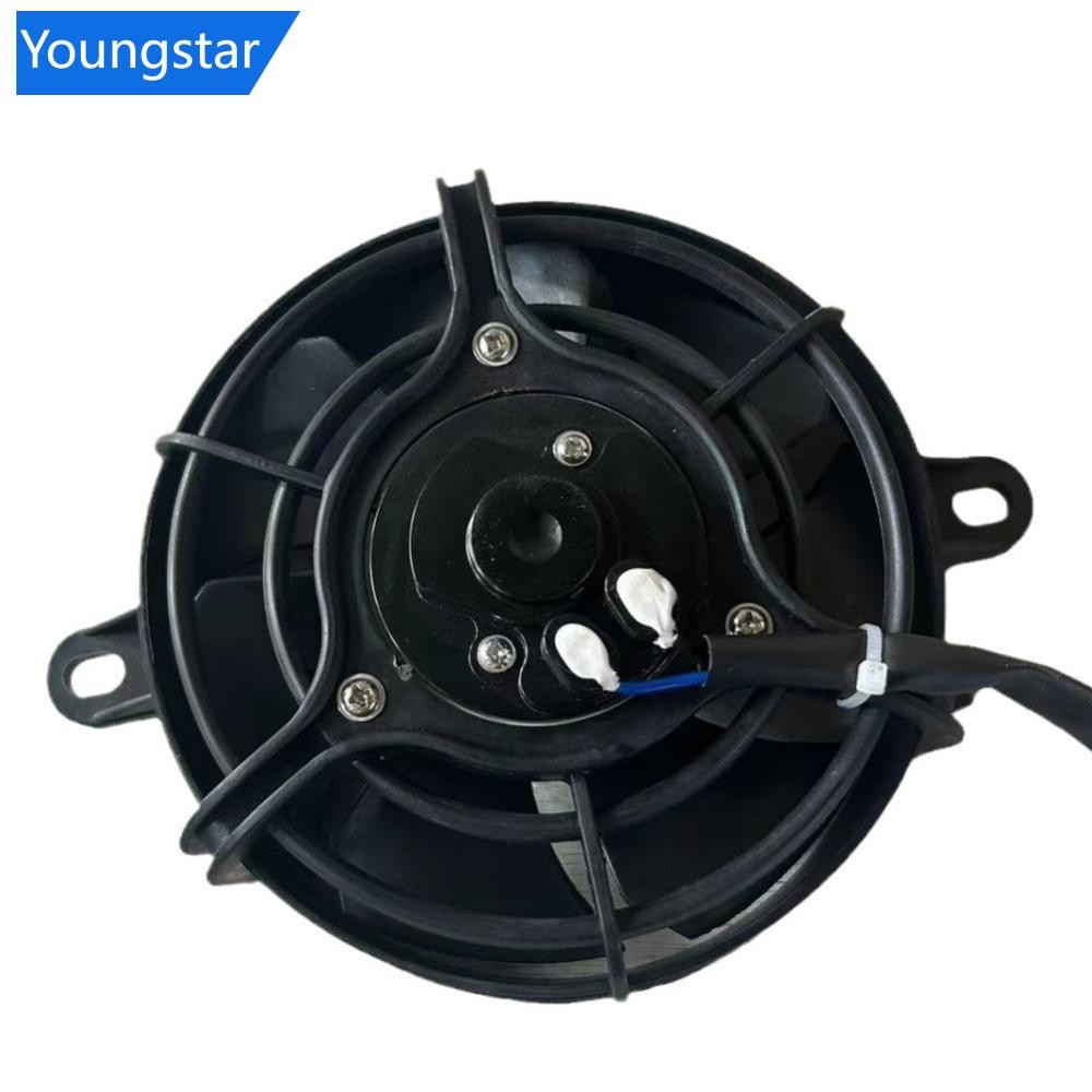 FYY 5 นิ้ว 12V พัดลมระบายความร้อนรถจักรยานยนต์ Oil Cooler เครื่องยนต์หม้อน้ําไฟฟ้าสําหรับ Honda Motocross อุปกรณ์เสริม