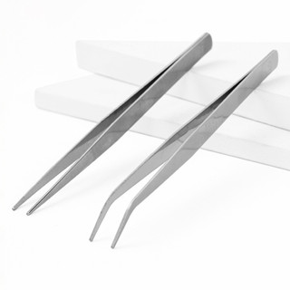 แหนบคีบชิ้นงานสแตนเลส แบบตรงและโค้ง ที่หนีบสำหรับงาน DIY คีม…