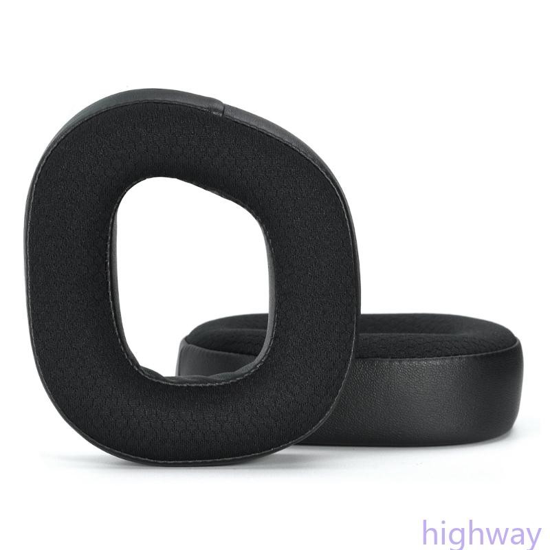 Hi Protein Leather Earpads Cushion สําหรับ HS80 ลดเสียงรบกวน Earmuffs
