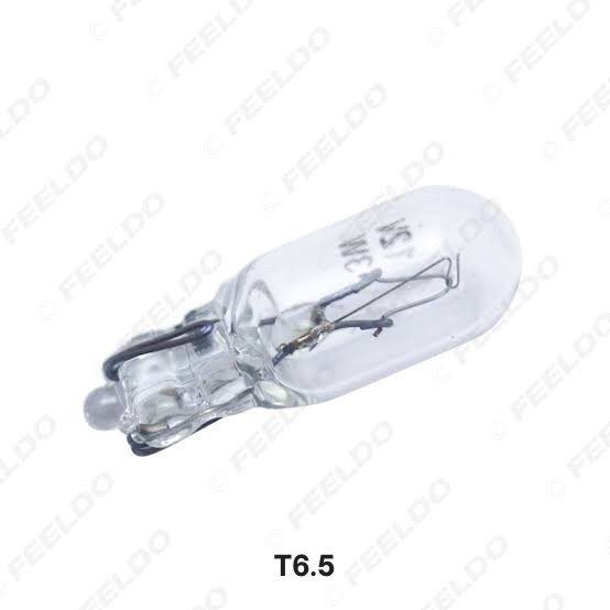 T6.5 12V CLEAR SPEEDOMETER KILOMETER หน่วยหลอดไฟเกียร์ด้านบน