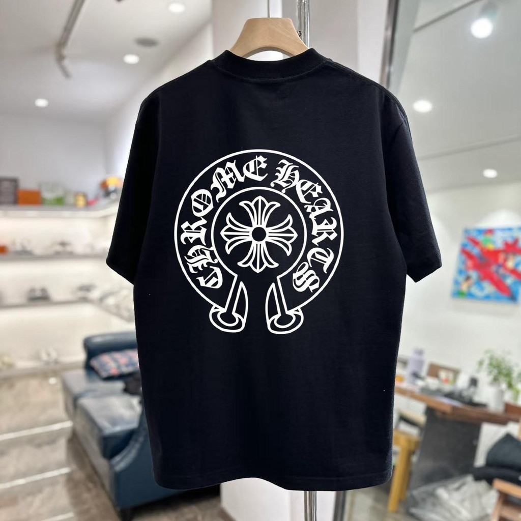 Che Herts Classic Sdanse Cross Basic เสื้อยืดแขนสั้น 100% ผ้าฝ้าย สไตล์ยุโรป-อเมริกา
