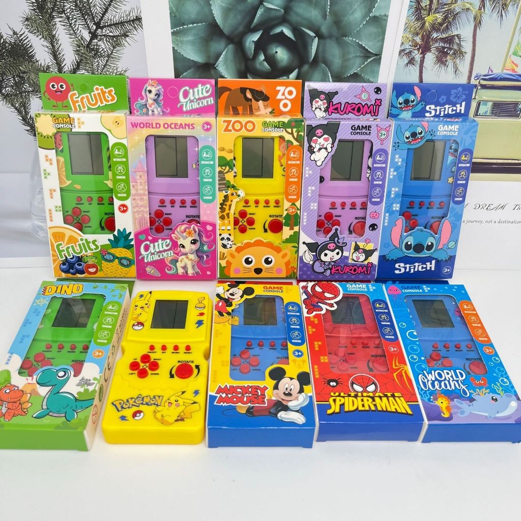 เกมส์กดยุค90 เกมกด เกมจอย เกมพกพาTetris ของเล่นเด็ก หลายน่ารักทันสมัย