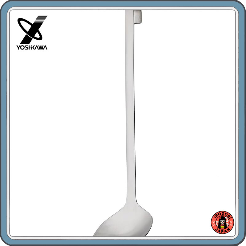 Yoshikawa EA to CO Iitoko Saji Long Long Spoon Shovel-Type Spoon Yogurt Spoon Ladle 25.5cm x 6.2cm S