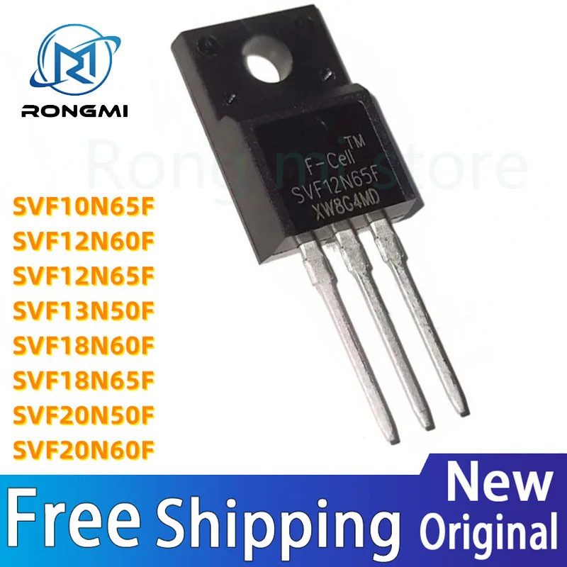 1-5 ชิ้น SVF10N65F SVF12N60F SVF12N65F SVF13N50F SVF18N60F SVF18N65F SVF20N50F SVF20N60F ทรานซิสเตอร