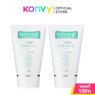 Smooth E White Babyface Foam สมูท อี โฟมล้างหน้าสูตรไม่มีฟอง (30g/60ml/120g/180ml)