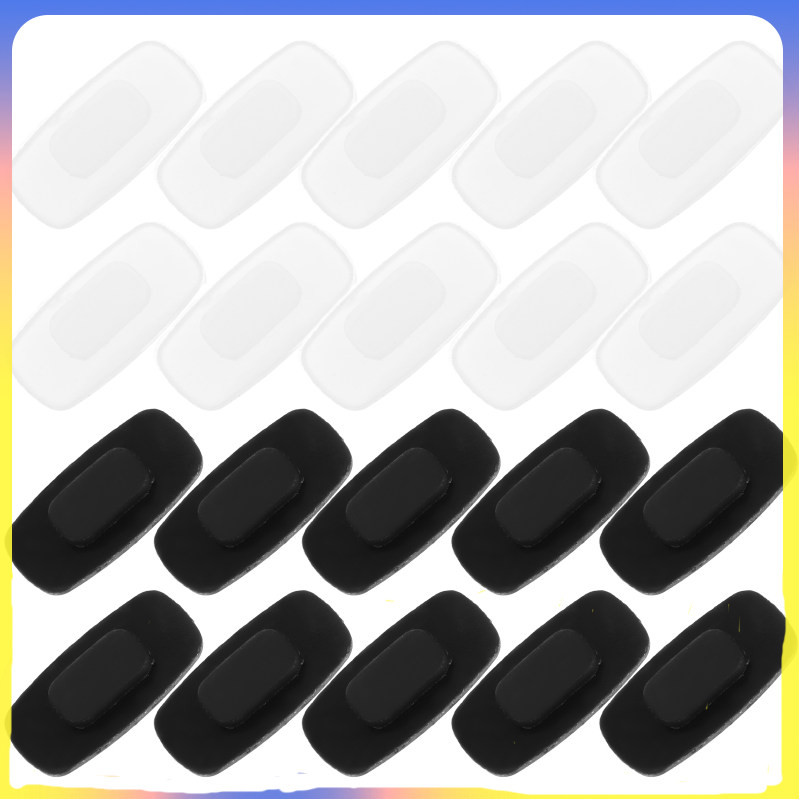 20pairs Eyeglass Nose Pads Silicone Nose Pads For Glasses For Sunglasses Eyewear