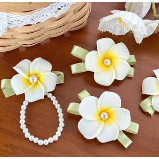 🌼【พร้อมส่ง】กิ๊บดอกลีลาวดีน่ารัก คลิปติดผมเล็กๆ สำหรับหน้าม้าด้านข้าง สไตล์เกาหลี