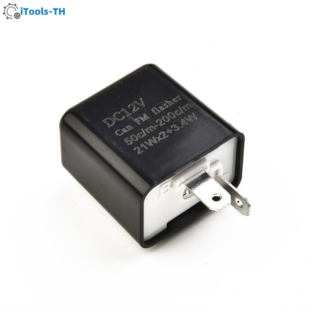 【iTools】Flasher Relay 12V 2Pin Accessory Adjustable LED Motorcycle Turn SignalHot Sale