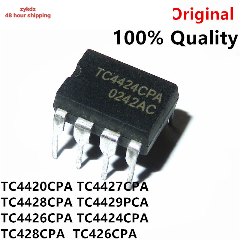 สินค้าใหม่10PCS TC4420CPA DIP8 MIC4420 TC4420 TC4420EPA TC4429CPA TC4429 TC4428CPA TC4422C4427CPA TC