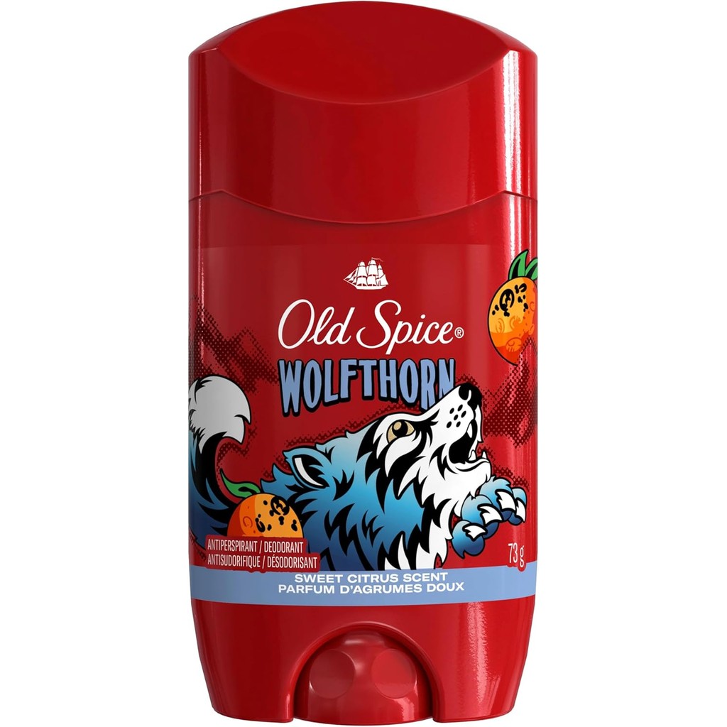 Old Spice Anti-Perspirant Deodorant for Men, Wolfthorn 2.6 oz, (73g)