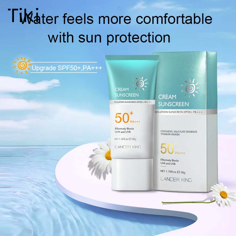 🔥ร้านค้าไทย🔥CREAM SUNSCREEN ครีมกันแดด SPF50+PA+++ น้ำหนักเบา กันเหงื่อ ไม่เหนียว ครีมกันแดด 50g-tk