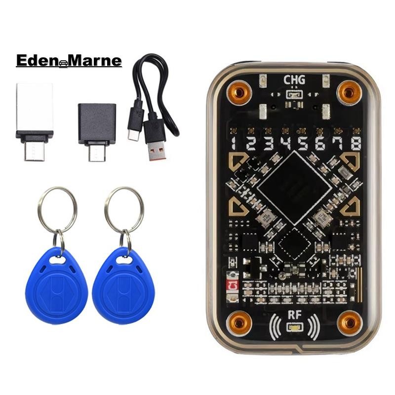 [Eden_Marner]Chameleon Ultra Contactless Smart Card Emulator +2XT5577 พวงกุญแจ RFID เครื่องอ่านชิปอั