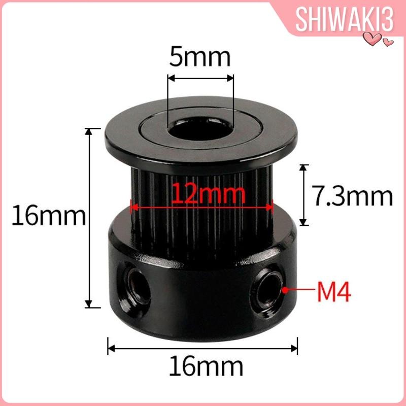 [ชิวากิ3] 10x GT2 Timing Pulley สําหรับ 6 มม. Timing Belt, Aluminium Alloy Synchronous Wheel Gear