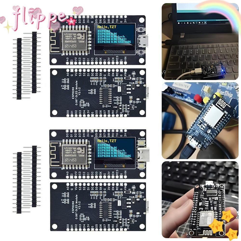 FIPE OLED Display Board, OLED CH340 ESP8266 Board, 0.96 นิ้ว NodeMCU Display Module IoT