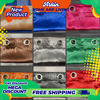 Ring Curtain Soft and Silk Shiny Satin 5ft 6ft 7ft Sold Per Piece