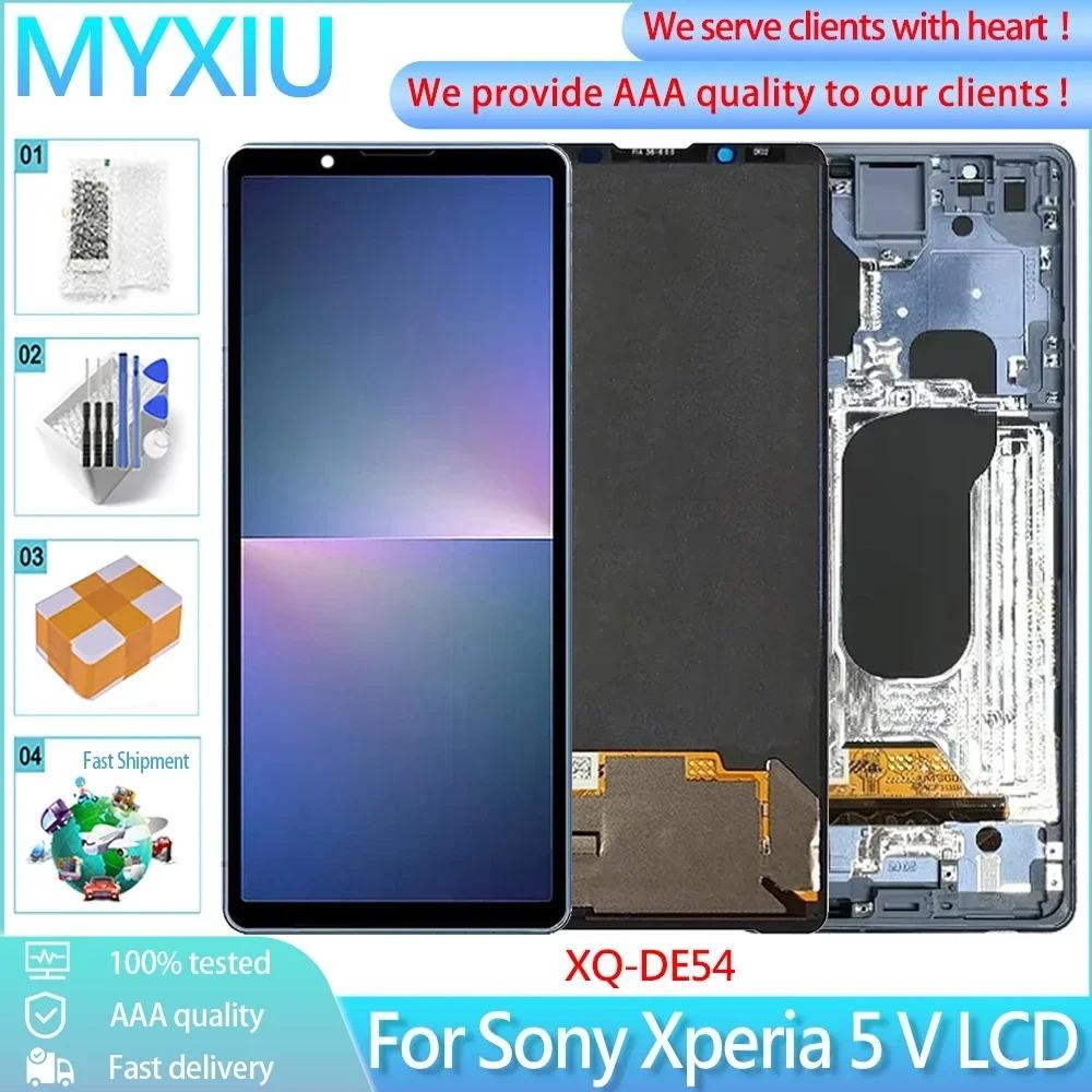 6.1 Original สําหรับ Sony Xperia 5 V จอแสดงผล LCD หน้าจอสัมผัส XQ-DE54 LCD กรอบ Digitizer แผงอะไหล่เ