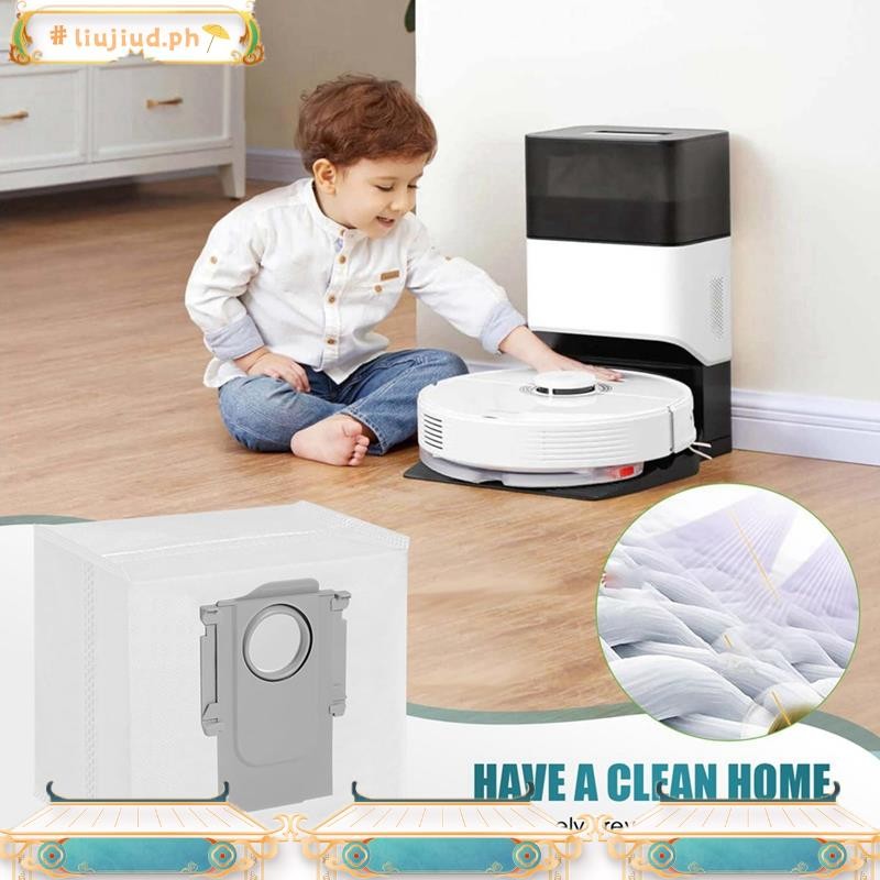 liujiud.ph6PCS สําหรับ Q8 Max Q8 Max + Q5 Pro Q5 Pro + อุปกรณ์เสริมถุงเก็บฝุ่นอะไหล่