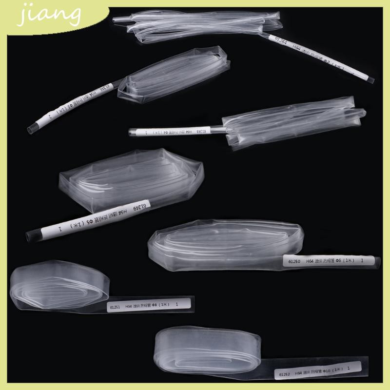 JN 1M 2 1 ท่อหดความร้อนท่อแขน Dia 2 3 4 5 6 8 10 มม.โปร่งใสห่อ Wi