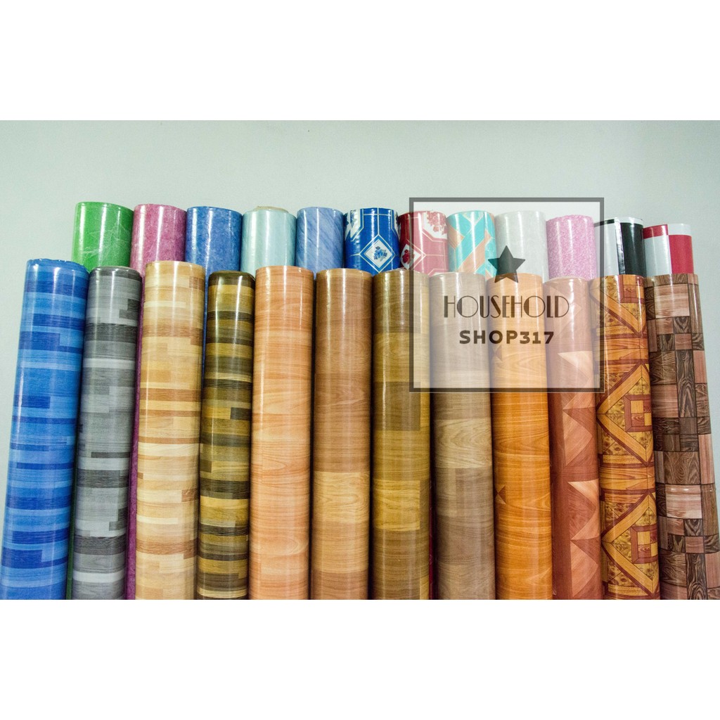 ⚡️1 ม้วน 27 เมตร เสื่อน้ำมัน เสื่อน้ำมันเคลือบลามิเนต กันน้ำ หนา 0.35 กว้าง 1.40 เมตร hh99