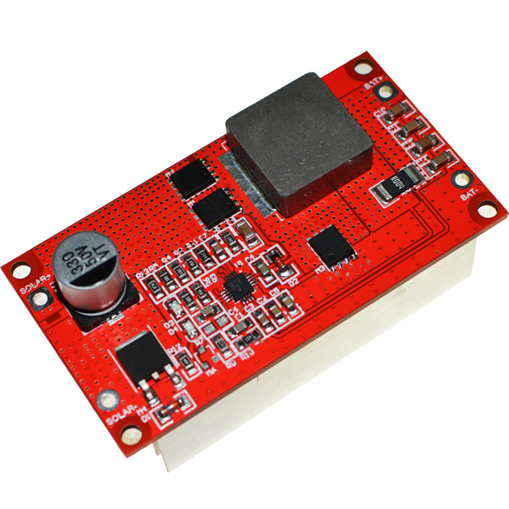 Lead-Acid แบตเตอรี่ลิเธียมพลังงานแสงอาทิตย์ MPPT ตัวควบคุมการติดตามพลังงาน 24650 Buck โมดูลชาร์จ Sup