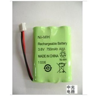 GE/แบตเตอรี่โทรศัพท์ไร้สายสากล SANIK 3SN-AAA60H-S-J1 (3.6 V750MAH)