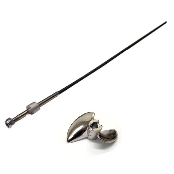 Volantex Racent 798-4P Vector SR80 PRO RC เรืออะไหล่ D4*385 มม. ใบพัดเพลาพร้อมใบพัดโลหะ