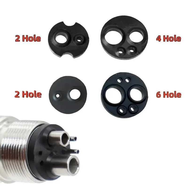 10pcs ทันตกรรม Handpiece ยางซีลแหวนหาง Pad ทันตกรรม Handpiec ยางปะเก็น Midwest 2/4/6 หลุมสําหรับ High & Slow Speed Handpiece