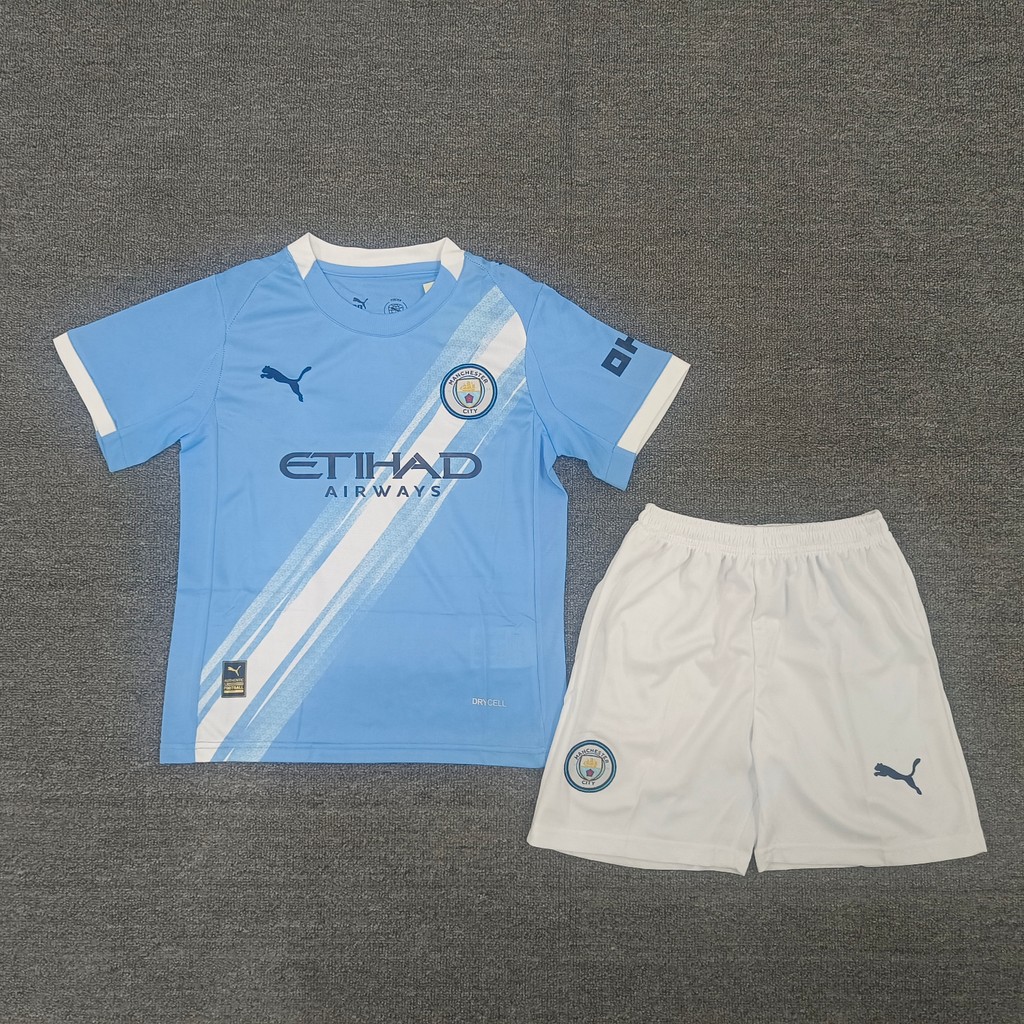 Man City Adult Kit 2025 2026 เสื้อฟุตบอล Home Away Men Set เสื้อฟุตบอล