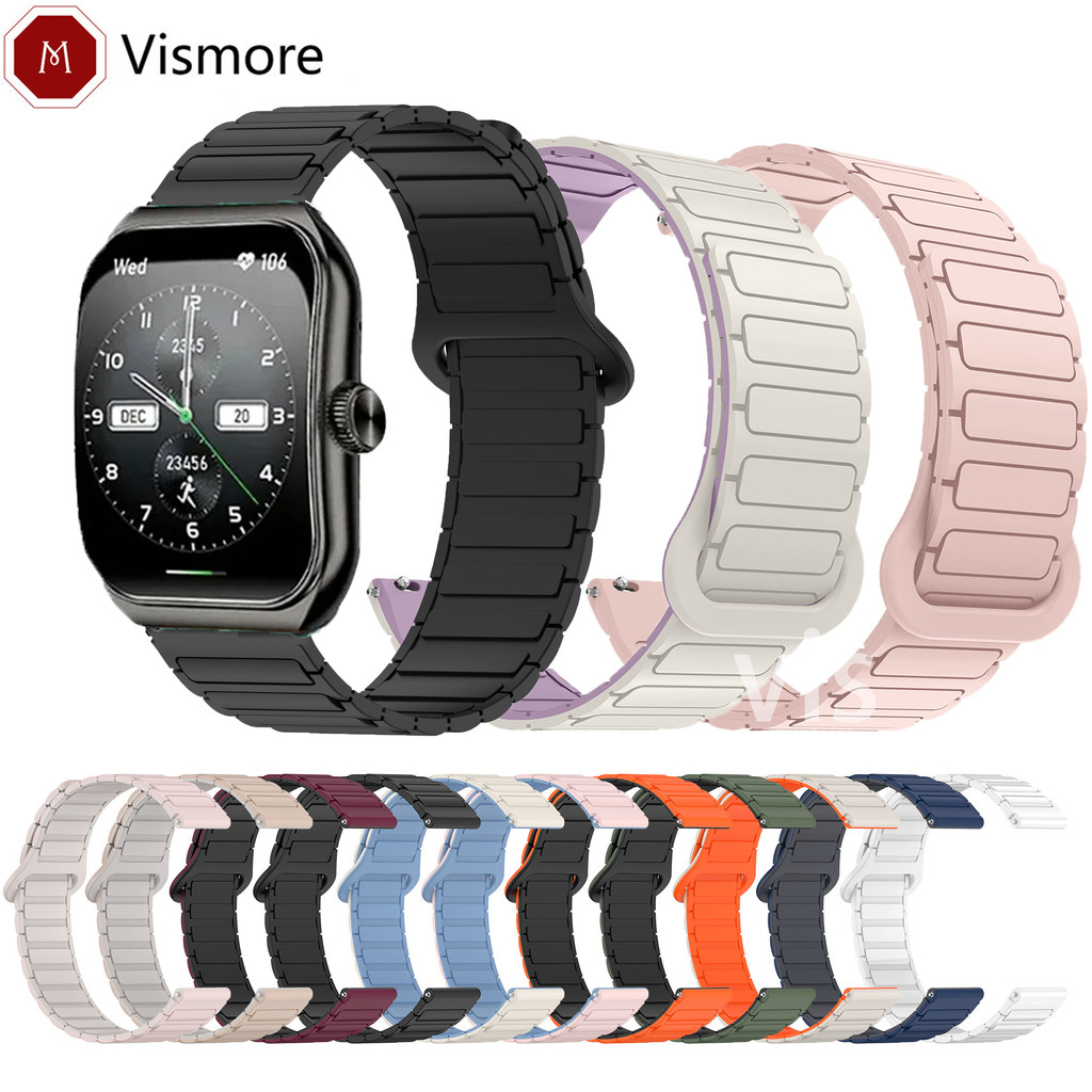 ใหม่ Strong Magnetic สําหรับ Black Shark นาฬิกา GT GT3 Neo S1 Pro A3 GS3 กีฬาซิลิโคน Loop กันน้ําเหงื่อ Breathable