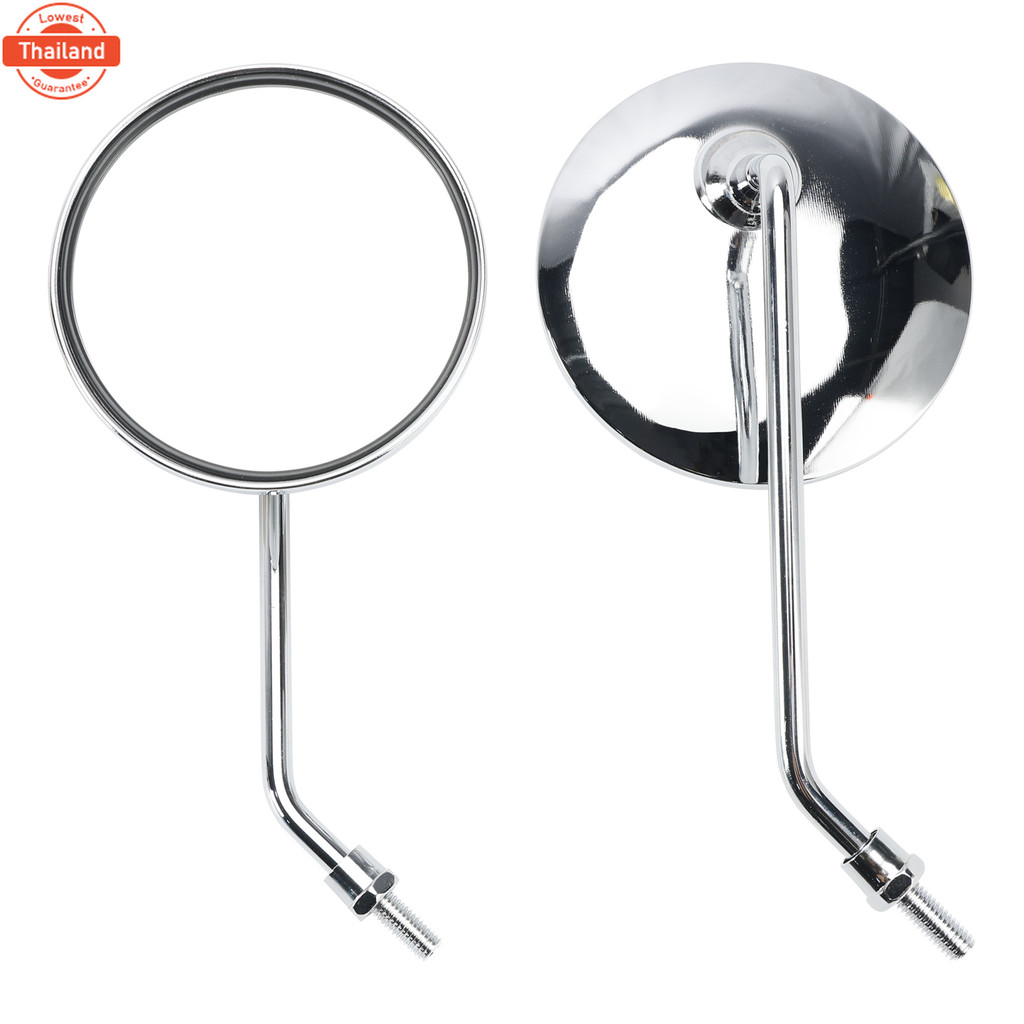 กระจกข้าง กระจกมองหลัง สำหรั Honda S90 CL90 CL70 CL100 CB100 CB125S 1965-1990 เกลียวขวา M8 x 1.25 มม