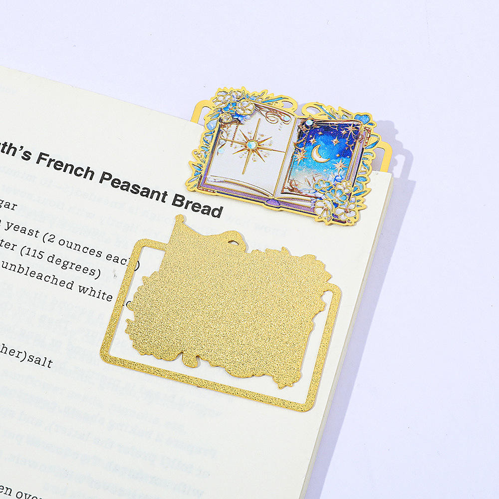 ที่คั่นหนังสือกลวงโลหะที่ใช้งานได้จริง ที่คั่นหนังสือธีมโกธิคย้อนยุคสร้างสรรค์ที่คั่นหนังสือหน้านักเรียนสไตล์ศาลสําหรับคนรักหนังสือครูนักเรีย - รูปที่ 5