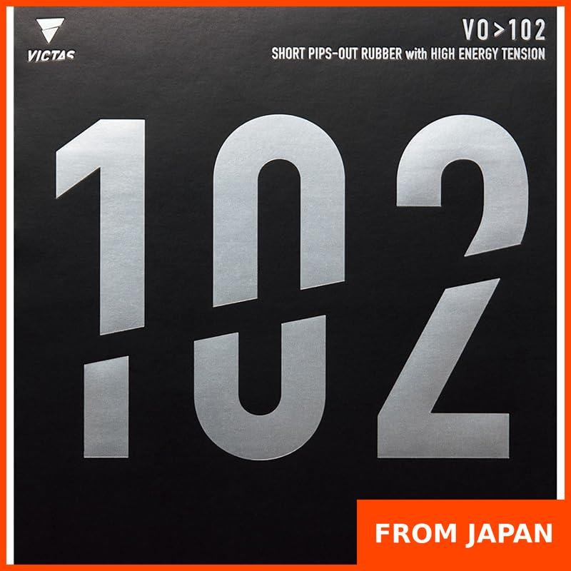 VICTAS Table Tennis Rubber VO>102 is a soft surface high-energy tension rubber designed for attackin