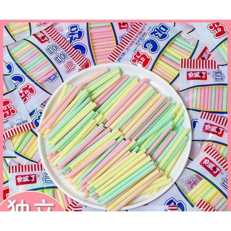 ขนมหลอดดูดโบราณ ลูกอมแท่งรวผลไม้ ขนาด14กรัม ขนมหลอดรสผลไม้ 1ซองคละรสชาติ หน้าซองคือวันผลิต สินค้าพร้อมส่ง