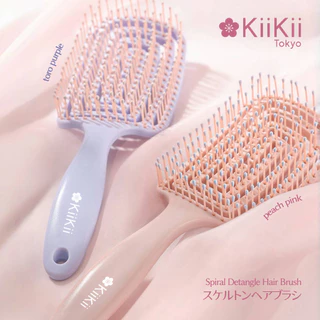 KiiKii Beauty หวีผม หวี หวีนวดผม หวีแอร์รี่ หวีกระดูก โค้งรับศีรษะ ช่วยเกล้าผม ไม่กินผม