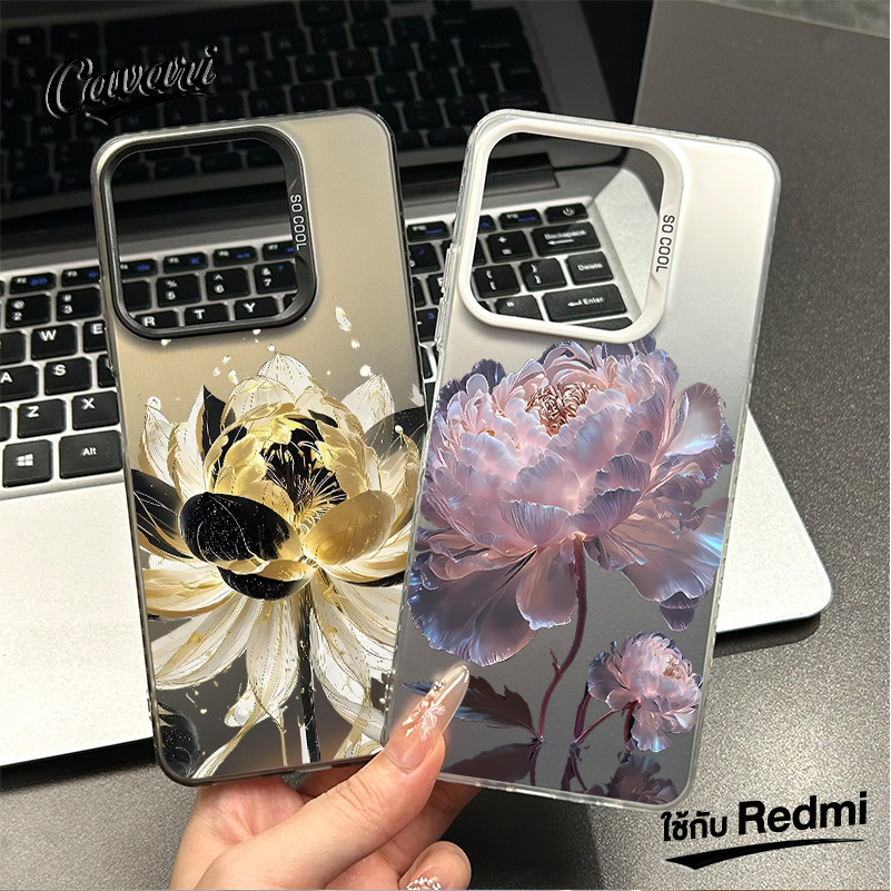 เคสโทรศัพท์ Redmi 12 13C 12C 9A 9T 10C 9 10 10A 9C NFC A1 POCO M3 X5 Note 13 12 10 11 8 9 10Pro ดอกไม้งดงาม โทรศัพท์ จัด