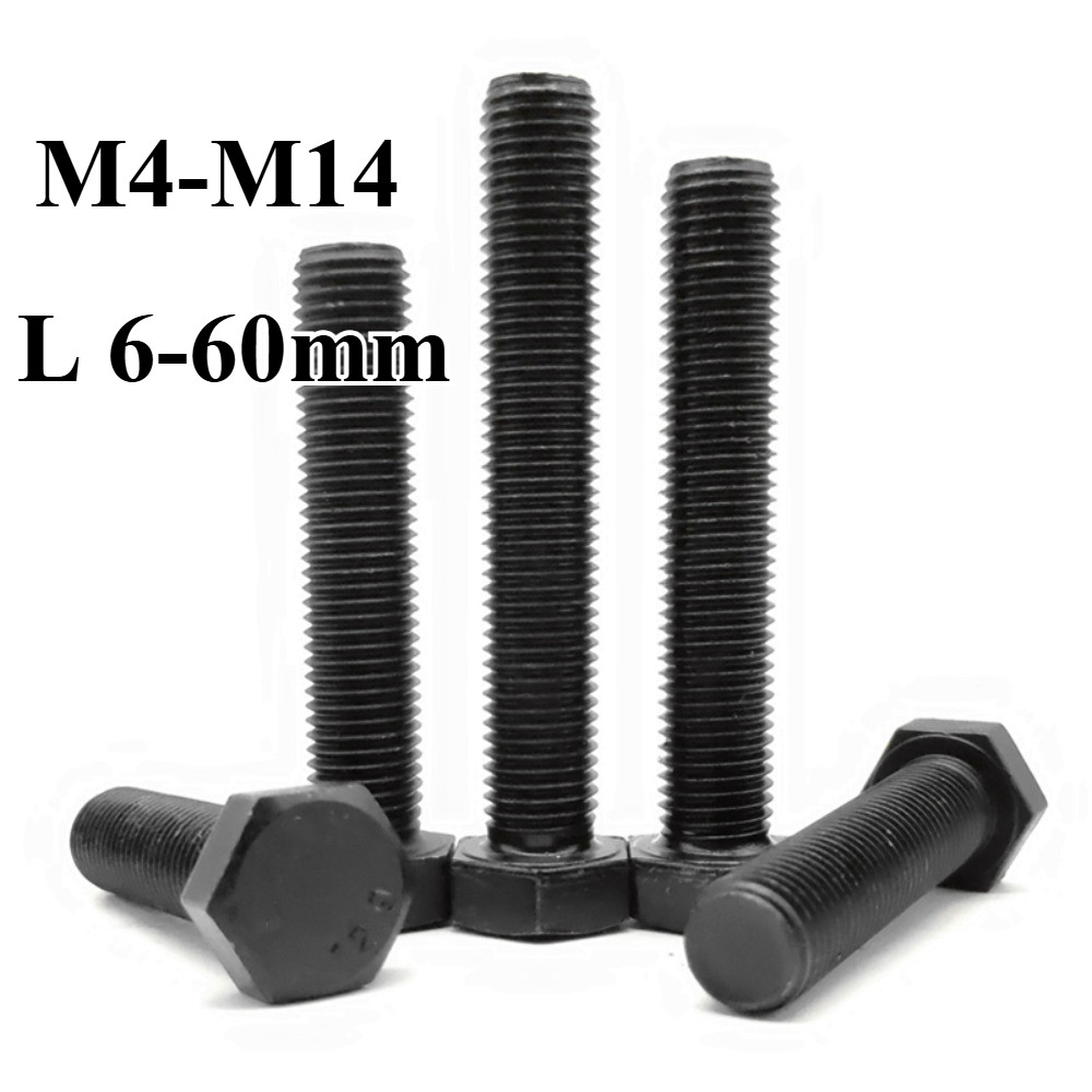 กลอนหกเหลี่ยมภายนอกเกรด 12.9 M4-M14 * L6-60mm (BY-DM) (Y18)