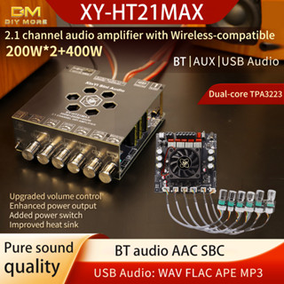 DIYMORE DC 12-42V XY-HT21MAX อัพเกรด 2.1 ช่อง BT เครื่องขยาย…