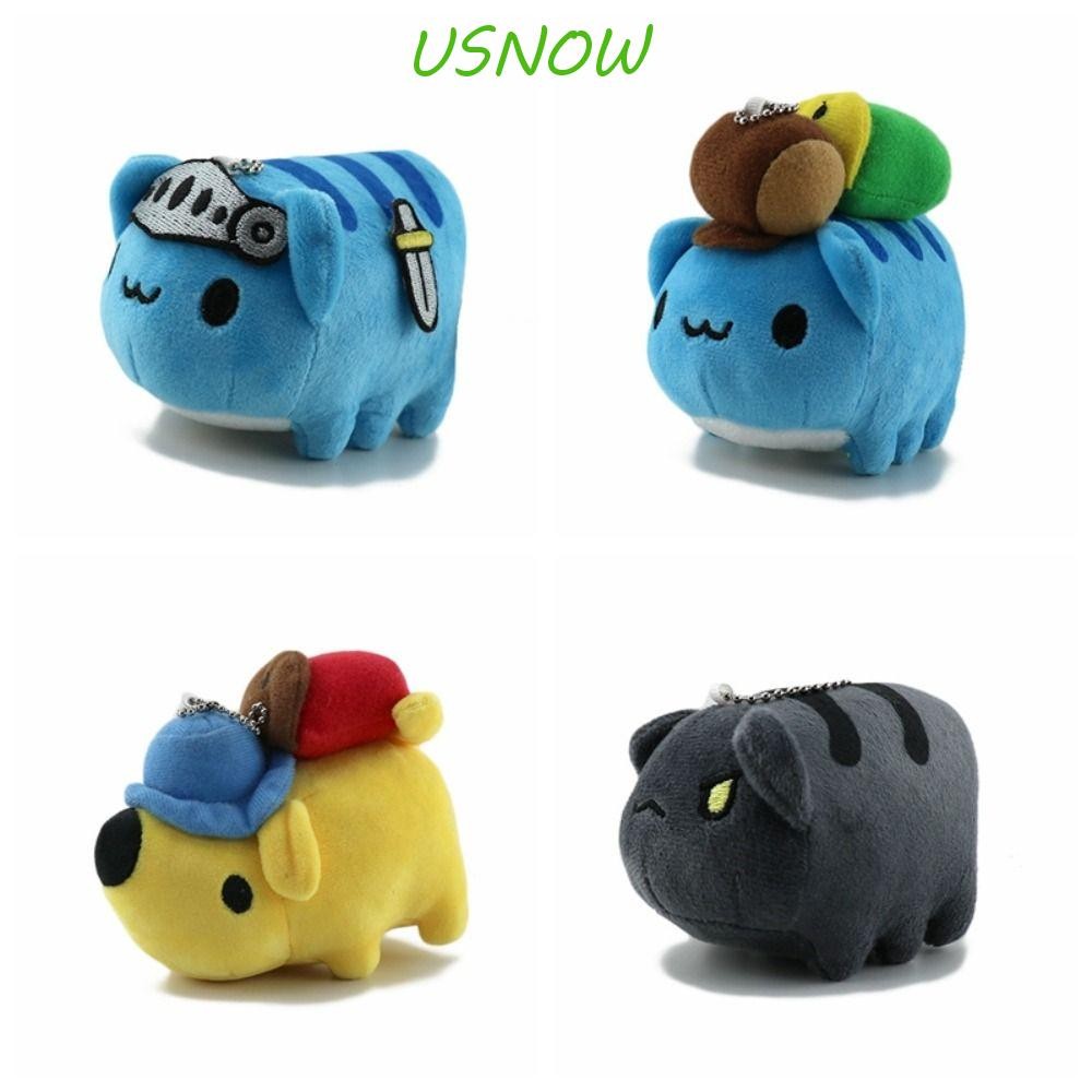 USNOW Bugcat จี้, PP Cotton Blue Cat ของเล่น Bugcat Capoo พวงกุญแจ,น่ารักหลายสไตล์กระเป๋า Charm การ์