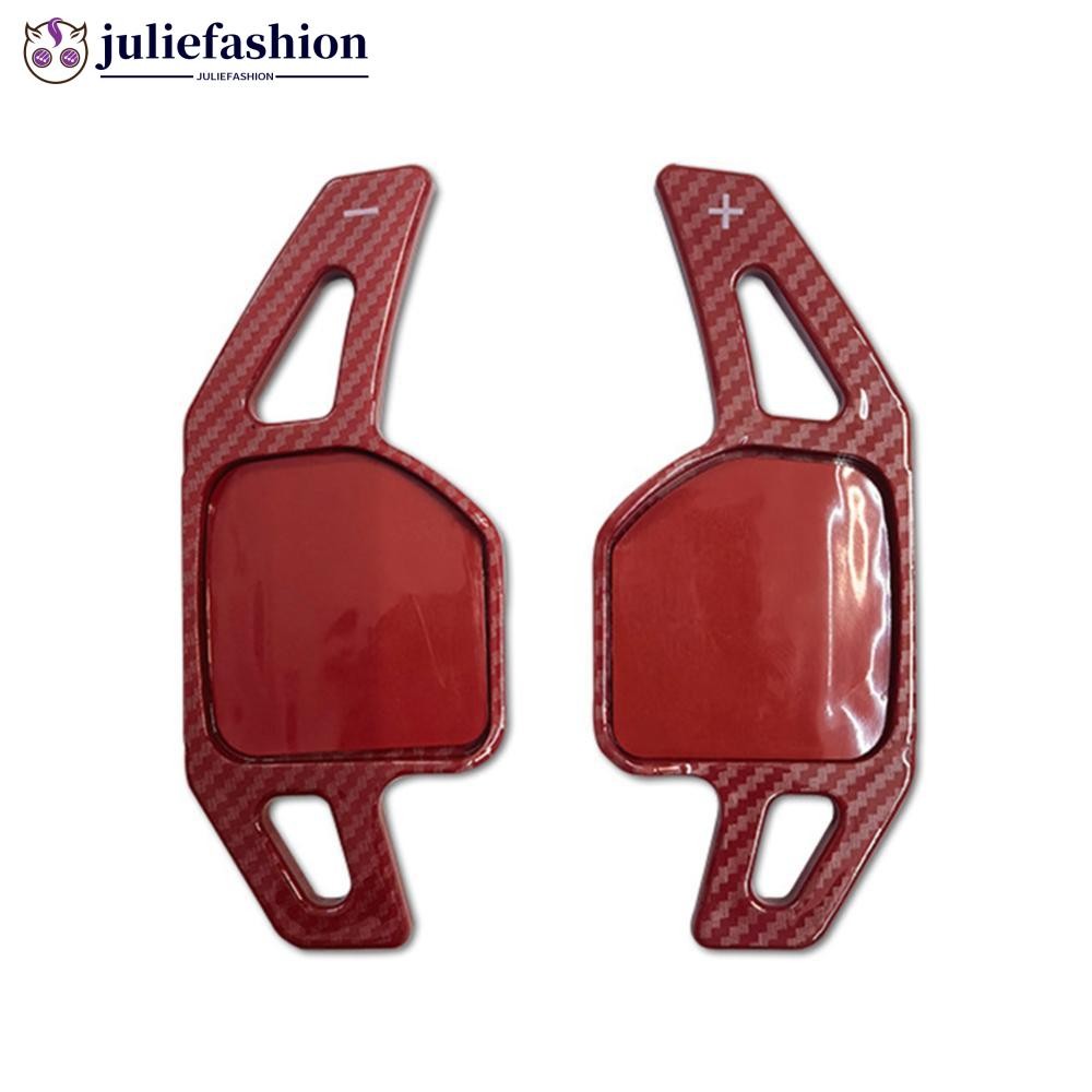 JULIEFASHION 2 ชิ้นพวงมาลัยรถ Paddle ABS Shifter เกียร์ Shift Paddles อุปกรณ์เสริมสําหรับ Audi A3 A4